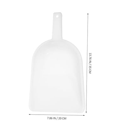 Plastic Poultry Feed Shovel Large Garden Scoop Livestock Feeding Tool Ergonomic Handle for Farm and Home