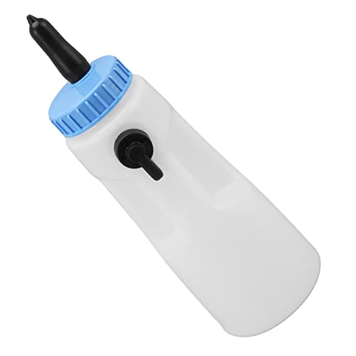 Vertical Calf Feeding Bottle, 2.5L Calf Milk Bottle PE Material, Sturdy Screw Cap with Handle, Control Valve for Calves Lambs, Strong Sealing, Vertical Calf Bottle