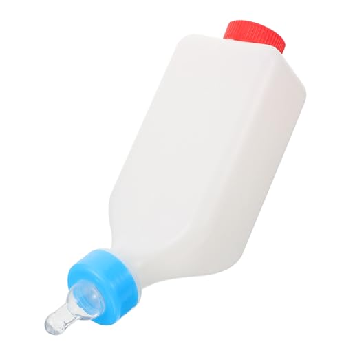 HANABASS 3pcs Versatile Livestock Feeding Bottle for Newborn Animals Calf Sheep Lamb Milk Jug Nipple