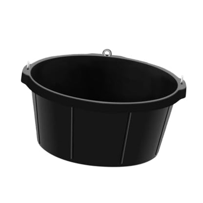 Rubber Feed Pan Rubber Tub Multipurpose Utility Heavy Duty Livestock Feeder Pan