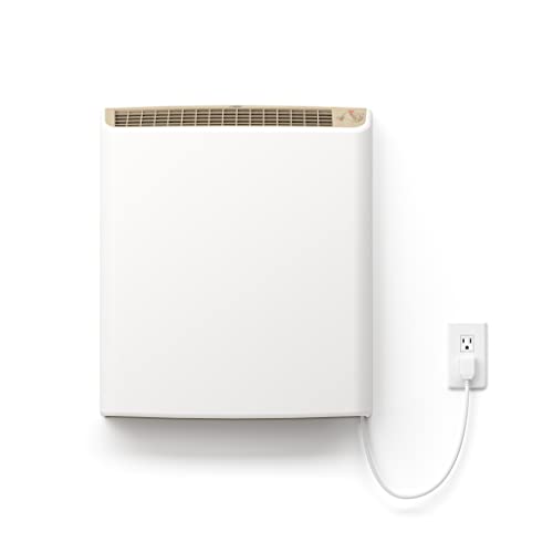 EnviMAX Plug-in Electric Panel Wall Heaters for Large Rooms, 1000 Watts, 24/7 Heating w/Safety Sensor Protection, Patented Quiet Fan-less Design, Easy 2-Min Install, Indoor Space Heater, Made in USA