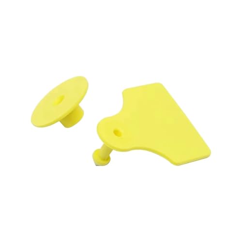 Cattle Ear Tags 30Pcs Goats Sheep Cattle Blank Ear Tags Livestock Identification Pig TPU Wordless Ear Label Farm Animal Marker 40 * 50mm for Animals