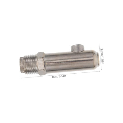 BESPORTBLE Stainless Steel Pig Waterer Nipple Dispenser Splash Design for Clean Drinking Automatic Water Feeder for Livestock Farms and Piglets