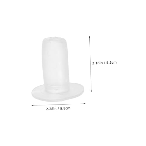 VICASKY 5pcs Nursing Teats for Young Animals Pet Feeding Nipples for Calves and Easy to and Replace Essential Feeding Supplies