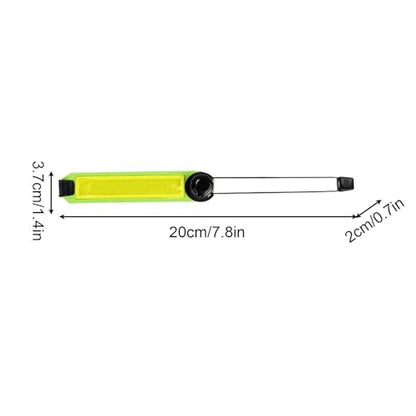 Bike Pants Strap - Reflective Cycling Cuff, Night Riding Band, Adjustable Ankle Wrap, Safety Visibility Gear, Daily Commute Use, Trail Running Walking, City Road Support improving Safety During - color: Green