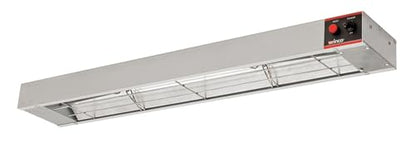 Winco ESH-36, 36-Inch Electric Strip Heater, 850W, 7A, Commercial Grade Infrared Food Warmer, Pass-Through Stations Heating, ETL,Silver - size: 36"