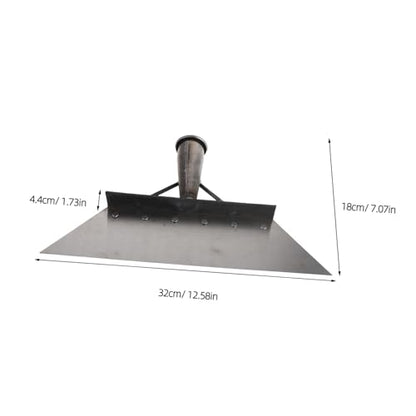 GALPADA Heavy Duty Manganese Steel Farm Scraper Shovel 32cm for Livestock Manure Cleaning, Multipurpose Pig and Chicken Manure Removal Tool for Barn and Pasture Maintenance