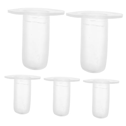 Mipcase 5pcs Animal Teat Nipple for Calves and Goats Soft Feeding Nipple Accessories Easy to and Replace for Pet Nursing Bottles