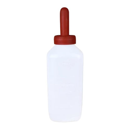 Calf Milk Feeding Bottle 4 L with Extended Nipple, Leakproof Feeder for Newborn Calves, Sheep & Goats, Livestock Nursing Bottle - color: Vertical 2liter int