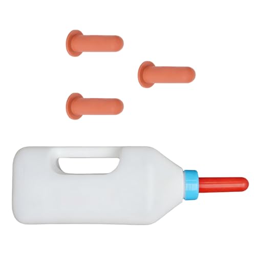 Large 2L Livestock Feeding Bottle Silicone Nursing Bottle for Calf Feeding Ergonomic Handle Farm Animal Feeder Safe Livestock Nursing