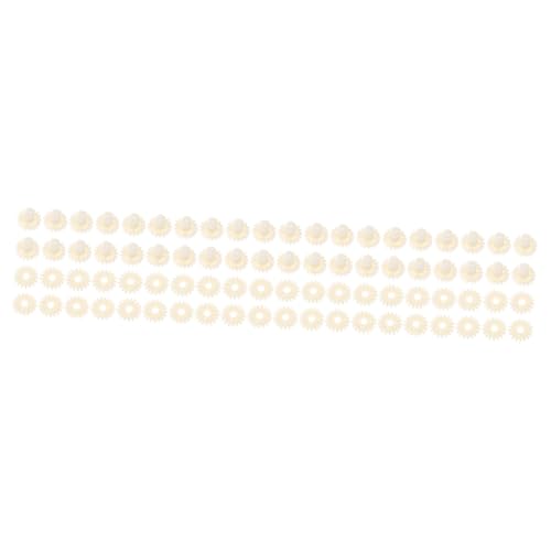 Mipcase Sets Egg Turning Motor Gear Replacement Kit Incubator Gear Wheel Simple Install Pcs - color: Beigex4pcs, size: 2.3X2.3cmx4pcs