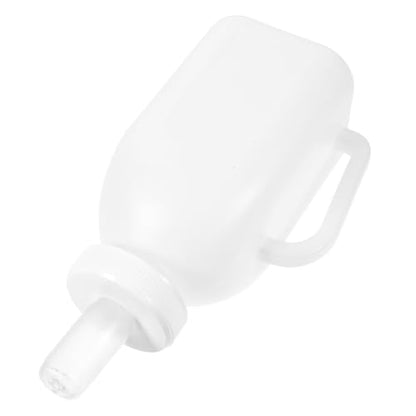 Abaodam Lamb Feeding Bottle Thickened Nursing Container with Handle for Sheep Calf Durable Reusable Easy to Clean for Young Livestock Feeding
