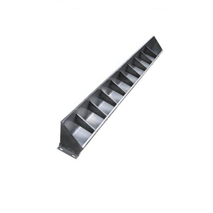 Stainless Steel Piglet Feed Trough, Livestock Feeder with Segmented Design, Open Feeding Trough, for Farms, Backyards, Pigsties, and Yards(10.2x78.7in) - size: 10.2x78.7in