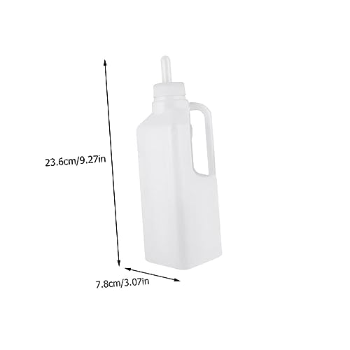 HEMOTON 850ml Silicone Sheep Nursing Bottle for Calves and Piglets Veterinary Feeding Supply Replacement Nipples for Livestock