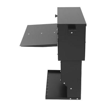 59.5 Gallons Hanging Deer Feeder, Automatic Dog Feeder Large Breed with Lid Freestanding Gravity Deer Feeders Gravity Dispenser Feeds Protein and Corn, Hanging & Wall Mount Wildlife Feeder