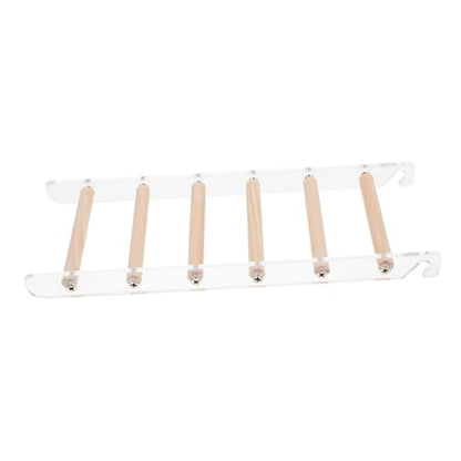 ERINGOGO Bird Cage Ladder Perch for Parrots Hamsters and Small Pets Durable Climbing Toy for Exercise and Fun Safe Design for Pet Interaction