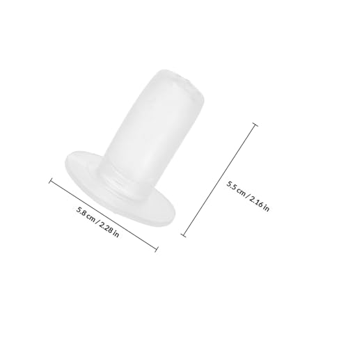 5pcs Animal Nursing Bottle Nipples for Calf and Goat Feeding, Silicone Replacement Teats for Livestock Feeding Bottles, Suitable for Farm and Ranch Use