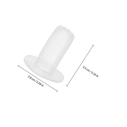 jojofuny 5pcs Calf Nursing Nipples Silicone Teat for Animal Feeding Bottles Livestock Feeding Accessories Suitable for Farm and Ranch Use