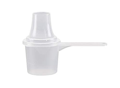 Measuring Scoop & Funnel - No Cap Open Spoon 1-Pack 39cc | Universal open design measuring spoon, Built-in funnel neck pour spout, Quick access cup for coffee powders and baking - size: 39 cc | 2 tbsp | 1 fl oz. | 39 mL