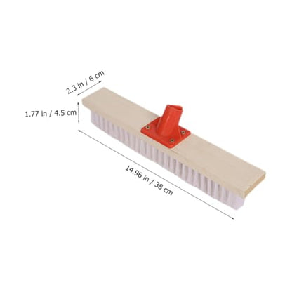 Ciieeo Stiff Bristle Decking Brush for Cleaning Long Handle Scrub Brush for Floors Carpets Outdoor Surfaces Effortless Dirt Removal Hard to Reach Areas Bristles