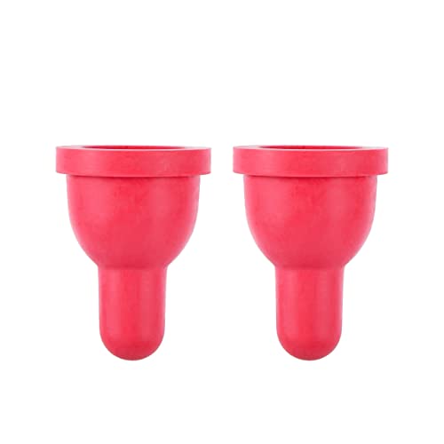 2Pcs Sheep Goat Lamb Milk Nipples Soft Rubber Pacifier for Small Animal Feed Orphaned Lamb - size: Lamb pacifier