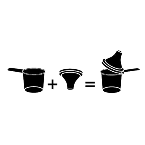 Measuring Scoop & Funnel - No Cap Open Spoon 1-Pack 11cc | Universal open design measuring spoon, Built-in funnel neck pour spout, Quick access cup for coffee powders and baking - size: 11 cc | 2 Teaspoon | 11 mL