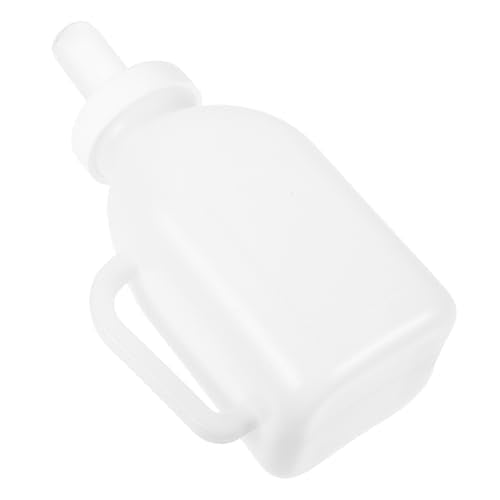 VANZACK Lamb Nursing Bottle Thickened Animal Feeding Bottle with Handle for Calves Goats and Sheep Reusable Milk Feeder with Safe Smooth Edges and Opening for Easy Cleaning
