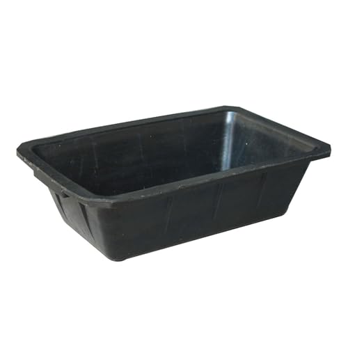 Rubber Feed Pan 10L Dust Bath Container Utility Horse Feed Bucket Horse Feeder for Duck Goats Livestock Chicken Multipurpose