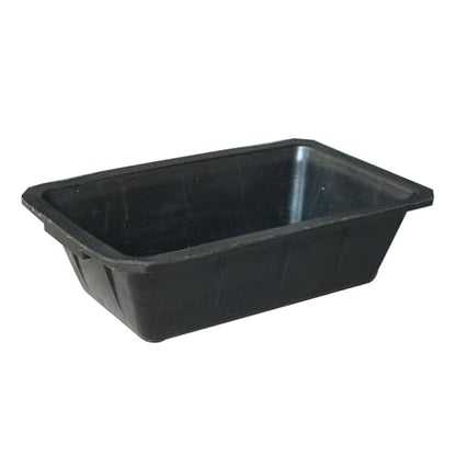 Rubber Feed Pan 10L Dust Bath Container Utility Horse Feed Bucket Horse Feeder for Duck Goats Livestock Chicken Multipurpose