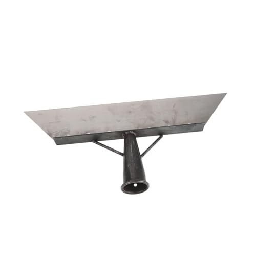 Beaupretty Heavy Duty Manganese Steel Pasture Manure Scoop and Cleaning Scraper Shovel 38cm for Farm and Barn Floor Scraping