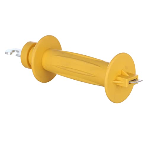 Yellow Rubber Insulated Handle, 5PCS Rubber Gate Handle, Electric Fence Spring Gate Handle for Electric Fence