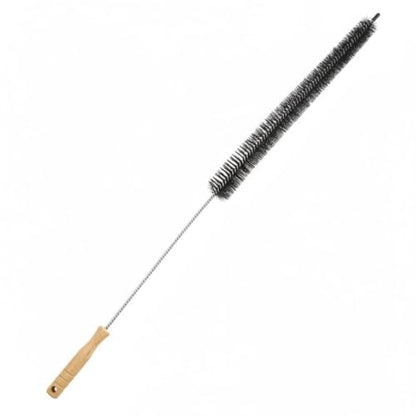 Long Handle Cleaning Brush with Wood Handle and Synthetic Bristles for Bathroom Gaps and Appliance Surfaces (1 PC)