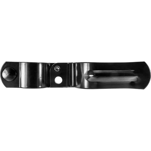 Black 1-5/8" x 2-7/8" Heavy Duty Fork Latch - Pressed Steel - Powder Coated - size: 1-5/8" x 2-7/8"