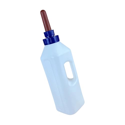 Large Capacity Livestock Milk Container Feeding Bottle with Leakproof Nipple Easy Refilling Mouth for Fawns Nursing - style: 3 liter capacity