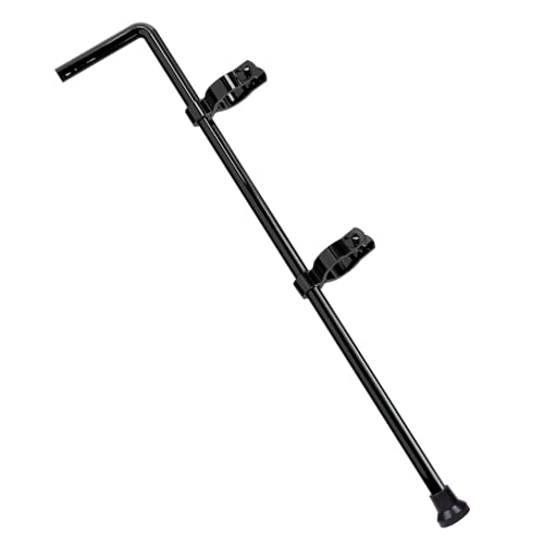 VIVIDA Black Chain Link Drop Rod 1-5/8" x 32", Fence Gate Cane Bolts Drop Rod Pin Latch for Single or Double Gate, Black Chain Link Gate Hardware, 1 Pack - size: 1-5/8" × 32" (1 PACK)