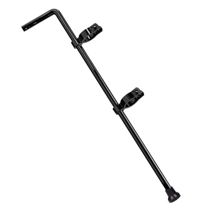 VIVIDA Black Chain Link Drop Rod 1-5/8" x 32", Fence Gate Cane Bolts Drop Rod Pin Latch for Single or Double Gate, Black Chain Link Gate Hardware, 1 Pack - size: 1-5/8" × 32" (1 PACK)