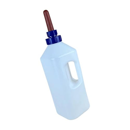 Large Capacity Livestock Milk Container Feeding Bottle with Leakproof Nipple Easy Refilling Mouth for Fawns Nursing - style: 5 liter capacity