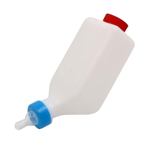 Pig Nursing Bottle for Livestock 1 Piece Plastic Milk Feeder for Goats Lambs and Small Animals Easy to Use Detachable Nipple for Efficient Feeding