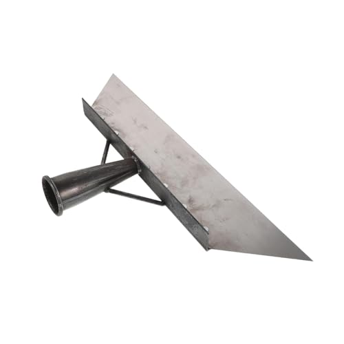 Kisangel Manganese Steel Livestock Manure Scraper Shovel for Farm Cleaning 38cm Multifunctional Feces Scraper Tool for Barn and Chicken Coop Maintenance
