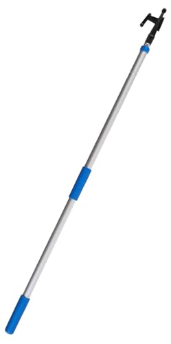 STAR BRITE Extend-A-Brush Handles - Fixed & Telescoping Floating Handles - Quick Connect for Boat, RV, Pool, Auto, Home Cleaning - Durable, Versatile Extension Handles for Multiple Accessories - style: 3'-6' Pole W/Boat Hook