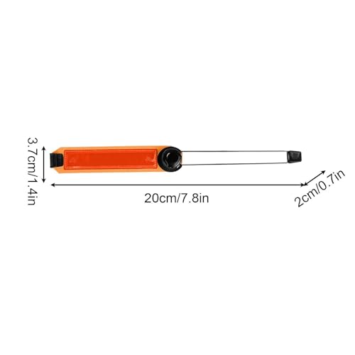Bike Pants Strap - Reflective Cycling Cuff, Night Riding Band, Adjustable Ankle Wrap, Safety Visibility Gear, Daily Commute Use, Trail Running Walking, City Road Support improving Safety During - color: Orange