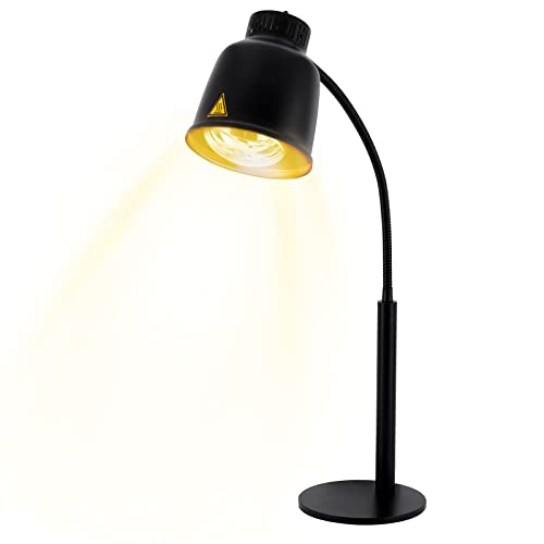 Food Heat Lamp with 250w Bulb for Food Restaurant Or Home Kitchen Food Heating Lamp Warmer