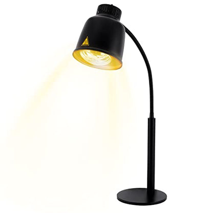 Food Heat Lamp with 250w Bulb for Food Restaurant Or Home Kitchen Food Heating Lamp Warmer