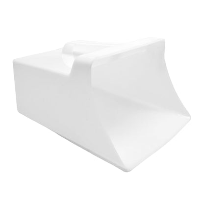 Jumbo Size Food Service Utility Ice Scoop Feed Scoop Shovel 128 Ounce (SNOW WHITE) for Restaurant Bar Ingredient Grain Pet Animal Dry Food - color: Snow White