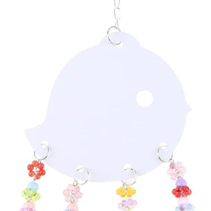 ansu Chicken Toy Pet Birds Swing Mirror Toys with Bells Macaw Cockatoo Parakeet Tool