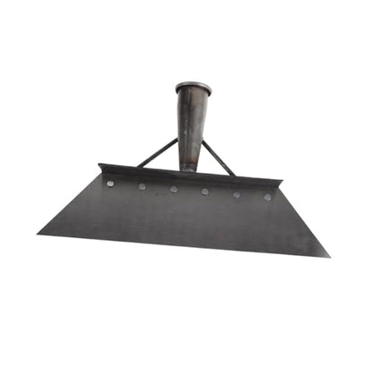 Manure Scraper and Metal Blade Scraper Tool for Livestock Barn Cleaning, 32cm Heavy Duty Manganese Steel Multi-Functional Poultry Manure Shovel for Farm and Chicken Coop