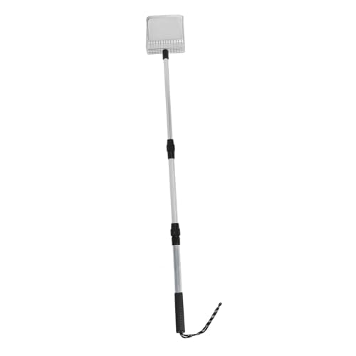 RiToEasysports Garbage Shovel, Anti Stick Metal Long Handle Chicken Coop Cleaner for Farmers Pet Owners and Backyard Cleanup