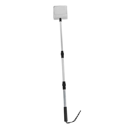 RiToEasysports Garbage Shovel, Anti Stick Metal Long Handle Chicken Coop Cleaner for Farmers Pet Owners and Backyard Cleanup