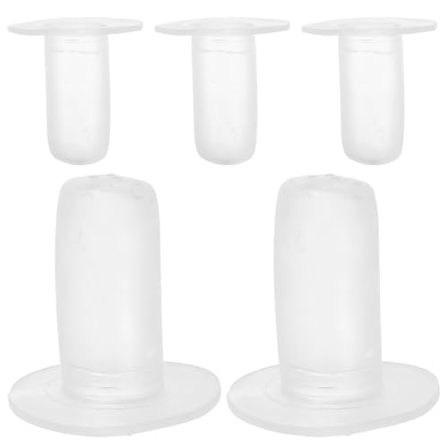 Kisangel 5pcs Calf Nursing Bottle Nipple, Leakproof Soft Silicone Teat for Efficient Feeding for Calves and Livestock Pet Feeding Essentials