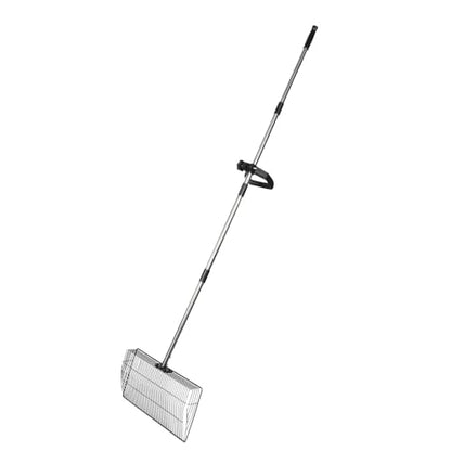 KESYOO Chicken Coop Cleaning Shovel 38cm Long Handle Heavy Duty Metal Chicken Waste Collection Tool Poultry Supplies Farm Use